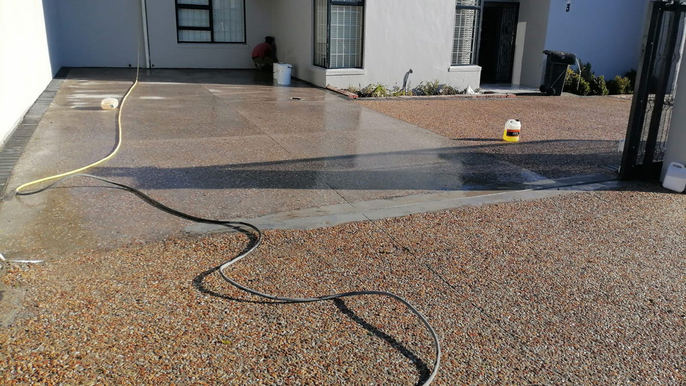 exposed aggregate concrete cape town